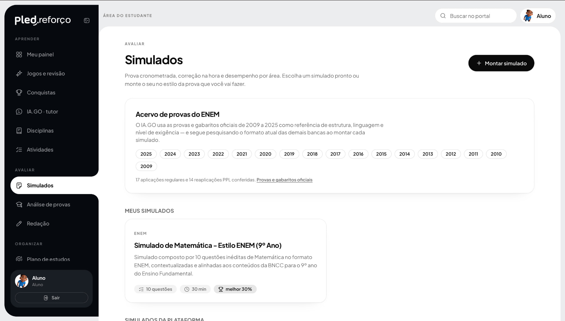 Plataforma Pled.reforço imagem do projeto 5